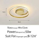 GobekUsa LED Ceiling Light for Living Bedroom Study Room, Modern Surface Mounted Lamp