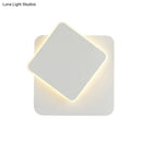 GobekUsa Modern Nordic Wall Lamp with Moveable Iron Arm, Flush Mount Sconce in Black/White - LED Light, Acrylic Shade