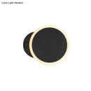 GobekUsa Minimalist White/Black Round LED Wall Sconce with Warm/White Light - Acrylic Wall Mounted Lamp Fixture