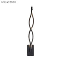 GobekUsa Modern LED Wall Sconce with Acrylic Shade for Bedroom - Black/White Wavy/Musical Note Design