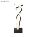 GobekUsa Modern LED Wall Sconce with Acrylic Shade for Bedroom - Black/White Wavy/Musical Note Design