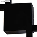 GobekUsa Modern LED Picture Frame Acrylic Shade Wall Sconce - Black/White Dining Room Lighting with Warm/White LED Light