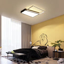 GobekUsa Bedroom Lamp Ceiling Light Modern Simple Luxury Nordic Style