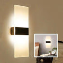 GobekUsa Minimalist Black/White Rectangular LED Sconce Light - Thinnest Wall Mounted Lamp in Warm/White Light - 11.5"/16" W