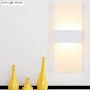 GobekUsa Minimalist Black/White Rectangular LED Sconce Light - Thinnest Wall Mounted Lamp in Warm/White Light - 11.5"/16" W