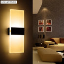 GobekUsa Minimalist Black/White Rectangular LED Sconce Light - Thinnest Wall Mounted Lamp in Warm/White Light - 11.5"/16" W