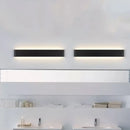 GobekUsa Modern Black/White LED Wall Lamp with Rectangular Metal Shade - Great Room Sconce Fixture