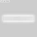 GobekUsa Modern Black/White LED Wall Lamp with Rectangular Metal Shade - Great Room Sconce Fixture