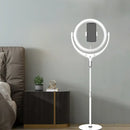 GobekUsa LED Mirror Lamp with Rotatable Ring, USB Live Fill and Metallic Shade - Modern Black/White Design