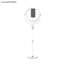 GobekUsa LED Mirror Lamp with Rotatable Ring, USB Live Fill and Metallic Shade - Modern Black/White Design