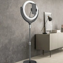 GobekUsa LED Mirror Lamp with Rotatable Ring, USB Live Fill and Metallic Shade - Modern Black/White Design