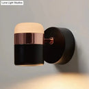 GobekUsa Modern LED Rotatable Wall Sconce Light for Bedroom - Black/White