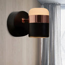 GobekUsa Modern LED Rotatable Wall Sconce Light for Bedroom - Black/White