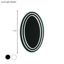 GobekUsa Modern LED Rotatable Wall Mount Light Fixture in Black/White with Warm/White Lighting