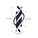 GobekUsa LED Wall Lamps Black White Light for Indoor Living Bedroom, Modern Design