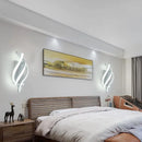 GobekUsa LED Wall Lamps Black White Light for Indoor Living Bedroom, Modern Design