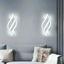 GobekUsa LED Wall Lamps Black White Light for Indoor Living Bedroom, Modern Design