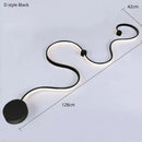 GobekUsa Contemporary Acrylic Wall Lamps in White/Black Iron for Home Decor