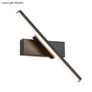 GobekUsa Modern Slim LED Wall Sconce with Acrylic Linear Design in White/Black - Choose Warm or White Light