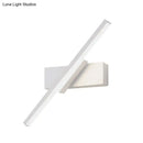 GobekUsa Modern Slim LED Wall Sconce with Acrylic Linear Design in White/Black - Choose Warm or White Light