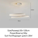 GobekUsa Black/White Spiral Chandelier for Living Dining Kitchen. Trendy Round Indoor Lighting Fixture.