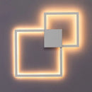GobekUsa Dimmable Square LED Wall Sconce: Modern Black White Metal Indoor Lighting