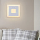 GobekUsa Modern Black/White LED Sconce Lamp - 1 Light, Acrylic Wall Mount in Warm/White