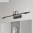 GobekUsa Modern Linear LED Vanity Lighting for Bathroom - Metallic Finish, 22"/26" Wide, Black/White, Warm Light