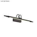 GobekUsa Modern Linear LED Vanity Lighting for Bathroom - Metallic Finish, 22"/26" Wide, Black/White, Warm Light
