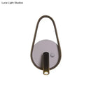 GobekUsa Modern Metal LED Bedside Wall Sconce in Black, White/Warm Light - Circle/Square/Ellipse Design