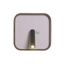 GobekUsa Modern Metal LED Bedside Wall Sconce in Black, White/Warm Light - Circle/Square/Ellipse Design