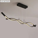 GobekUsa Wave Shaped Aluminum Pendant Lamp - Minimalistic Dining Room Island Lighting