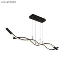 GobekUsa Wave Shaped Aluminum Pendant Lamp - Minimalistic Dining Room Island Lighting