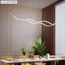 GobekUsa Wave Shaped Aluminum Pendant Lamp - Minimalistic Dining Room Island Lighting