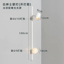 GobekUsa Black/White Wooden Wall Lamp for Minimalist Style Living Spaces