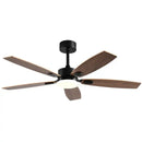 GobekUsa 52" Wood Blade Ceiling Fan with 18W LED Light and Remote Control
