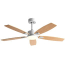GobekUsa 52" Wood Blade Ceiling Fan with 18W LED Light and Remote Control