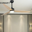 GobekUsa 60" Modern DC Ceiling Fan with LED Light and Remote Control