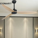 GobekUsa 60" Modern DC Ceiling Fan with LED Light and Remote Control