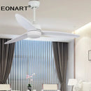 GobekUsa 60" Modern DC Ceiling Fan with LED Light and Remote Control