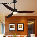 GobekUsa 60" Modern DC Ceiling Fan with LED Light and Remote Control