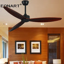 GobekUsa 60" Modern DC Ceiling Fan with LED Light and Remote Control