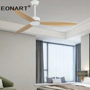 GobekUsa 60" Modern DC Ceiling Fan with LED Light and Remote Control