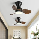 GobekUsa 22" Modern Black Ceiling Fan Light with DC Remote Control & LED - Bedroom and Restaurant Use