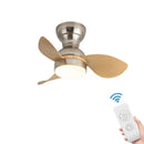 GobekUsa 22" Modern Black Ceiling Fan Light with DC Remote Control & LED - Bedroom and Restaurant Use