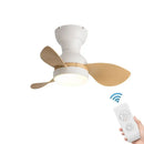 GobekUsa 22" Modern Black Ceiling Fan Light with DC Remote Control & LED - Bedroom and Restaurant Use