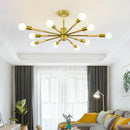 GobekUsa LED Wooden Ceiling Lights w/ E27 Bulb for Modern Livingroom & Bedroom