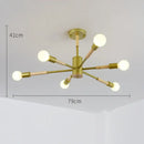 GobekUsa LED Wooden Ceiling Lights w/ E27 Bulb for Modern Livingroom & Bedroom