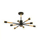 GobekUsa LED Wooden Ceiling Lights w/ E27 Bulb for Modern Livingroom & Bedroom