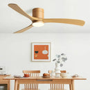 GobekUsa 46" Modern Black Ceiling Fan with Remote Control and LED Light